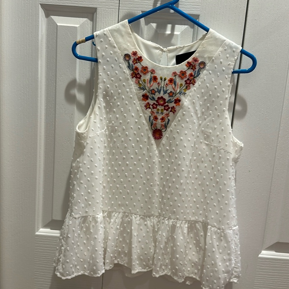 Blue Rain sleeveless top